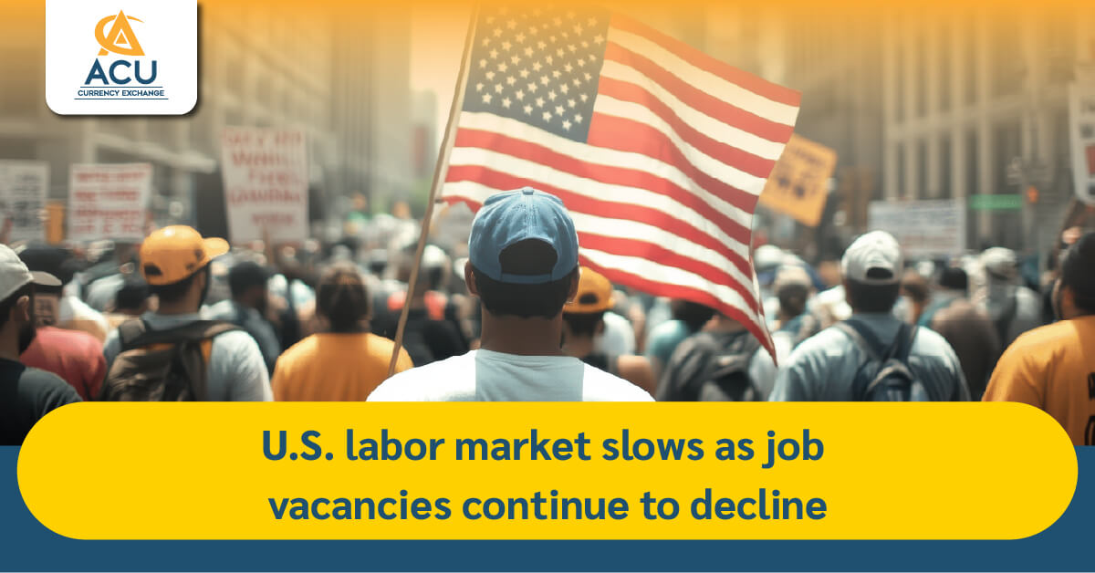 US labor market slows as job openings continue to decline