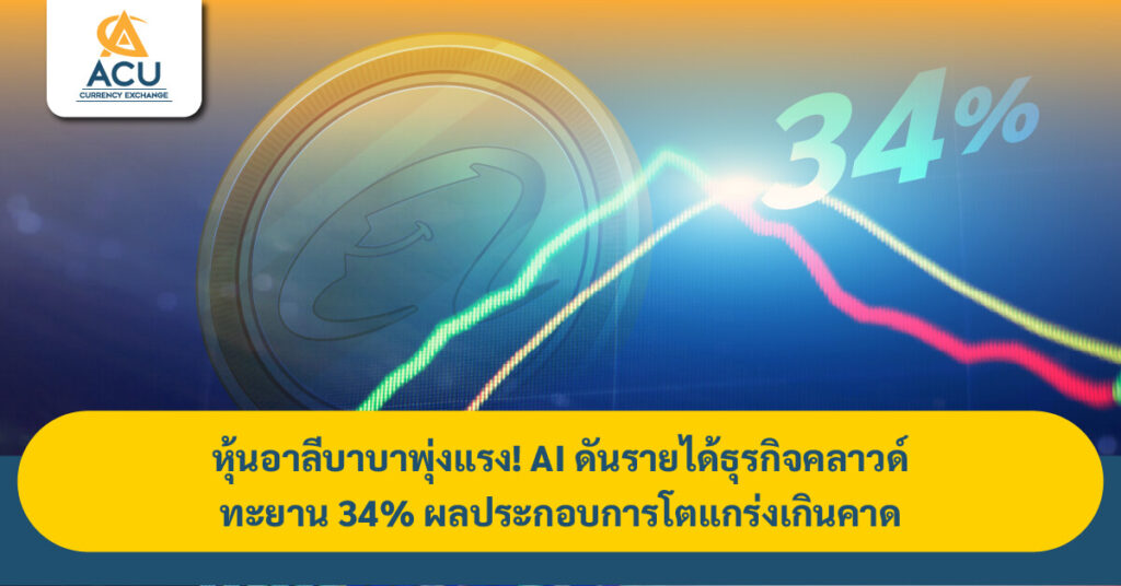 หุ้นอาลีบาบา, AI, ธุรกิจคลาวด์, รายได้เพิ่ม, ผลประกอบการโต